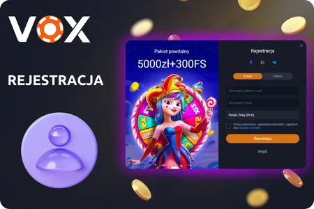 Jak zarejestrować się w aplikacji VoxCasino