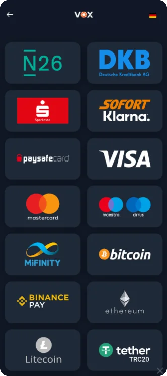 Vox Casino App Einzahlung