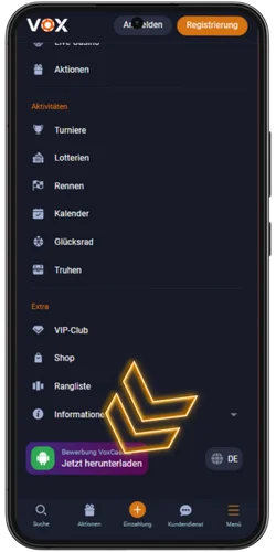 Wähle 'App herunterladen'