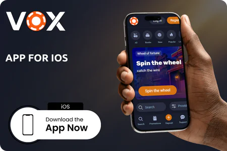 Download the VOX Casino app and install it on iOS