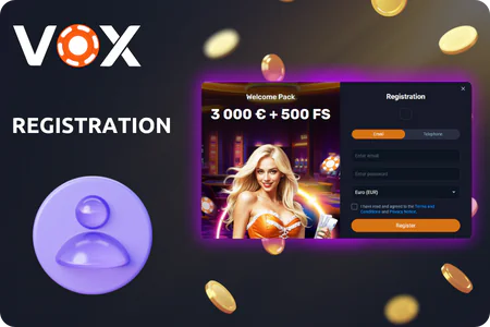 How to register in the app