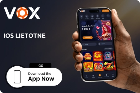Lejupielādēt VOX Casino lietotni un instalēt to iOS ierīcē