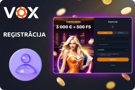 Kā reģistrēties lietotnē